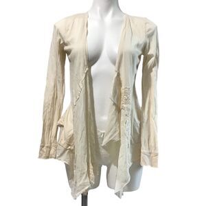 Johnny Was 4 Love And Liberty Open Top Long Sleeve Size Small